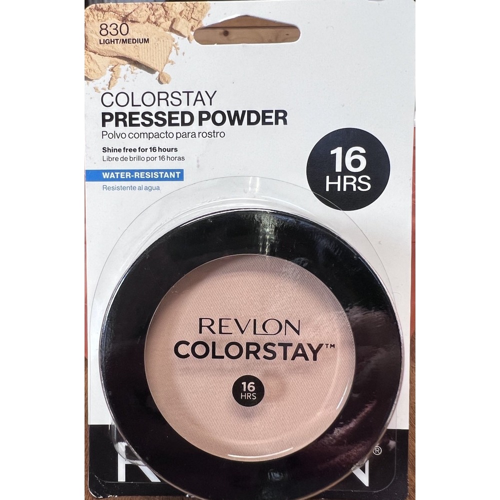 Revlon Colorstay Pressed Powder 830 Light Shine Oil Free Long Lasting NEW 16 HR